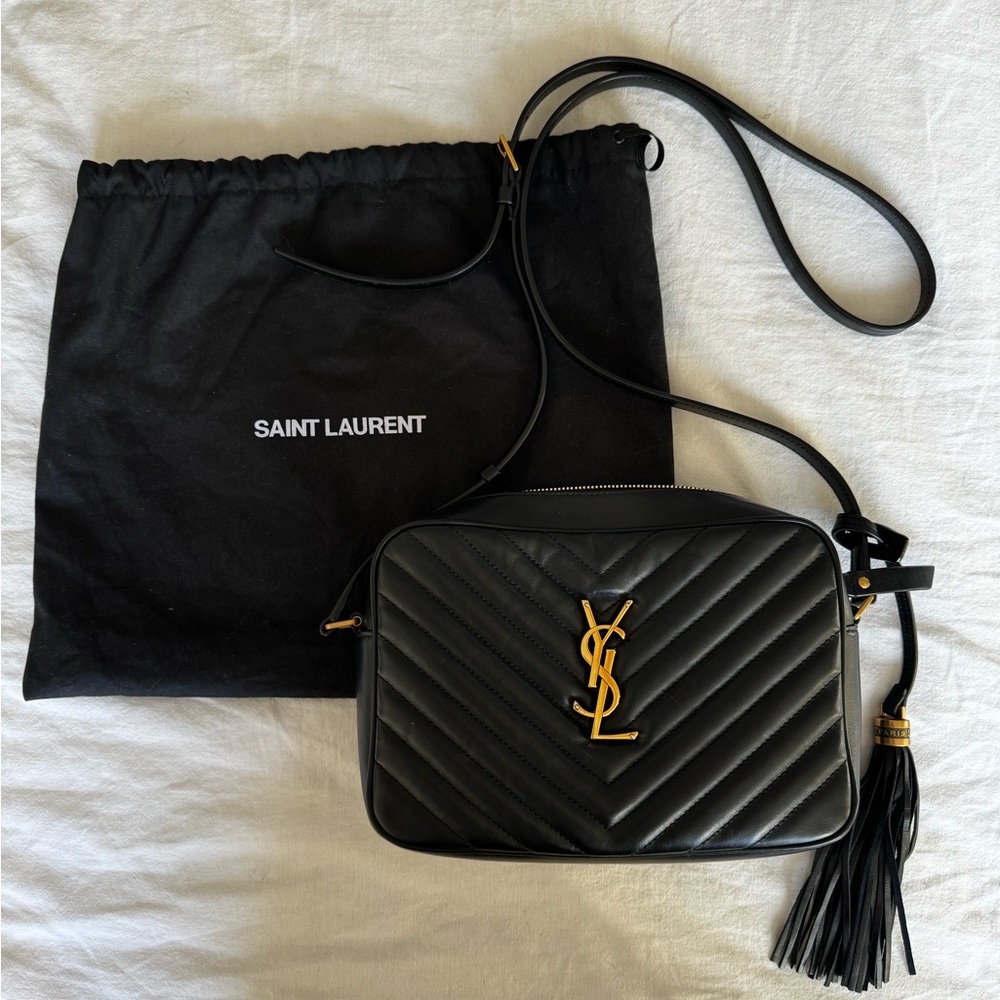 YSL Lou Matelasse Leather Camera Bag
